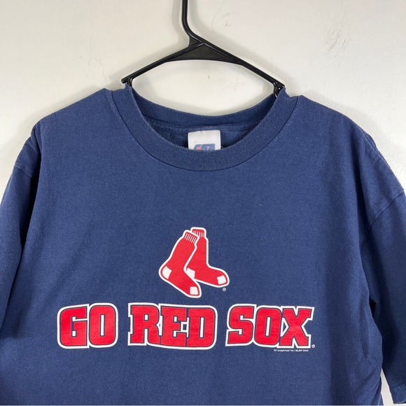 Vintage Y2Ks Boston Red Sox T Shirt Adult Size L MLB Go Red Sox Y2ks CSA - Picture 2 of 9